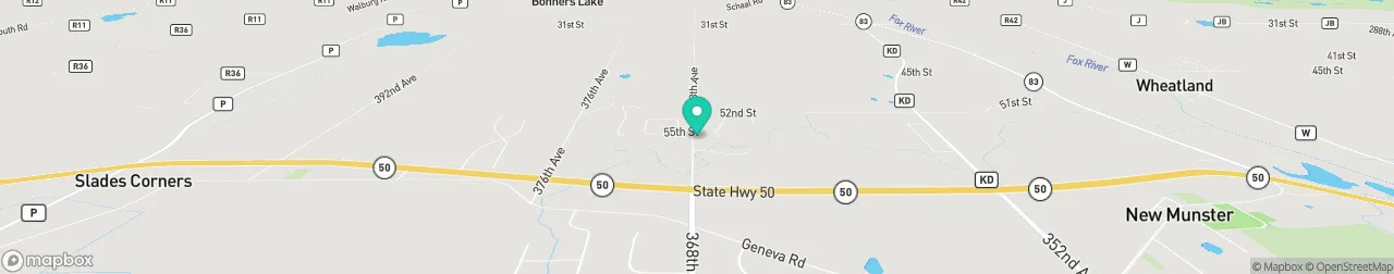 borne de recharge sur la carte