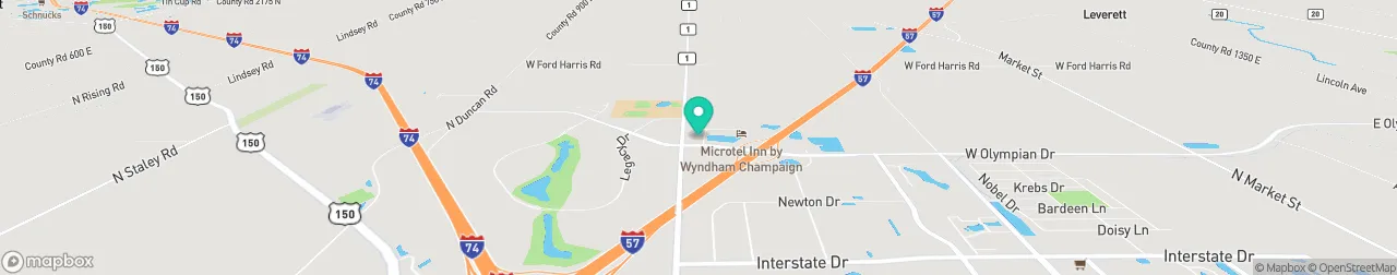 borne de recharge sur la carte