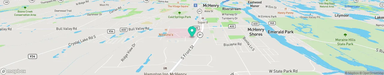 borne de recharge sur la carte