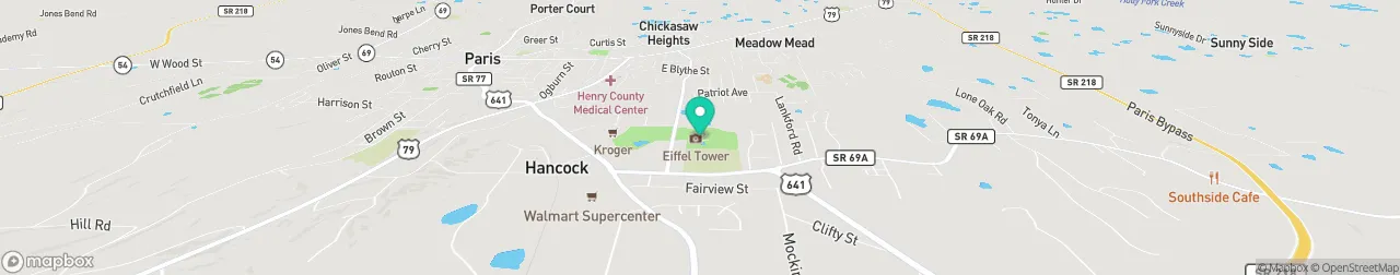 borne de recharge sur la carte