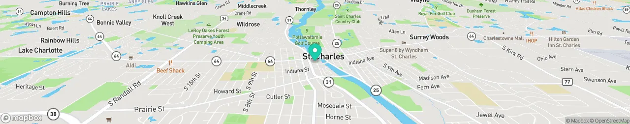 ev charging station on the map