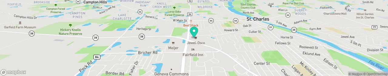 borne de recharge sur la carte