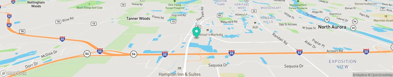 borne de recharge sur la carte