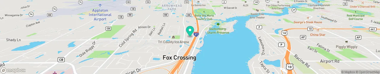 borne de recharge sur la carte