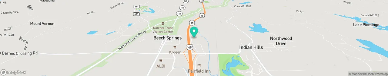 borne de recharge sur la carte