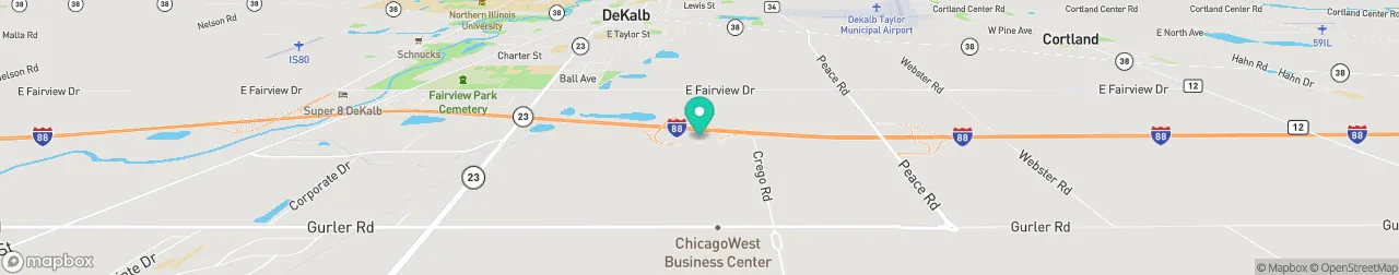 ev charging station on the map