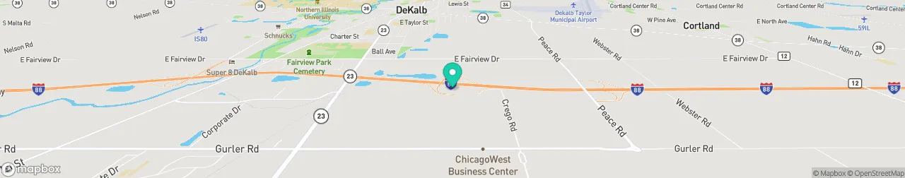 borne de recharge sur la carte