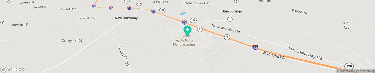 borne de recharge sur la carte