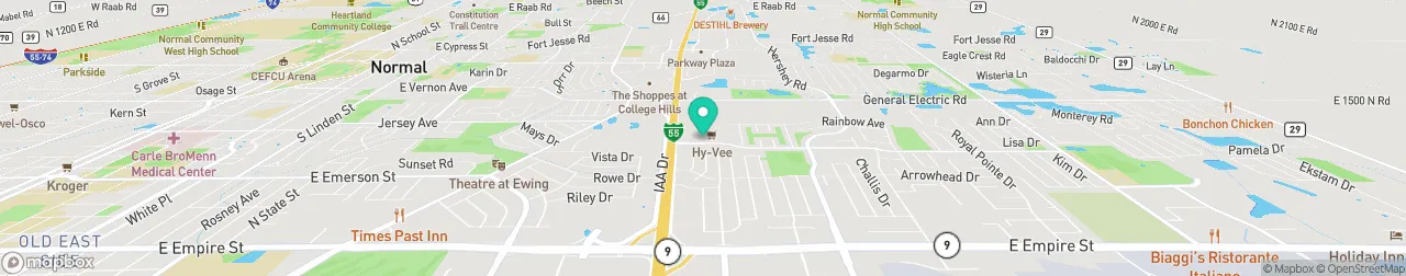 ev charging station on the map