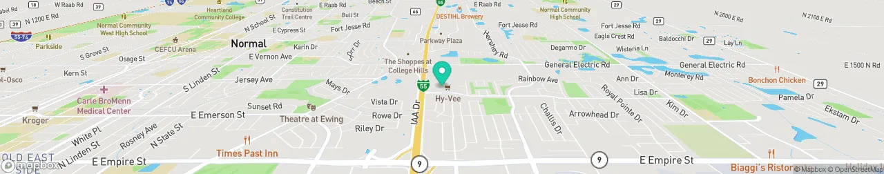 ev charging station on the map