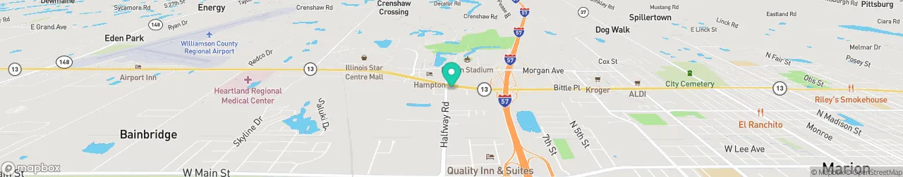 ev charging station on the map