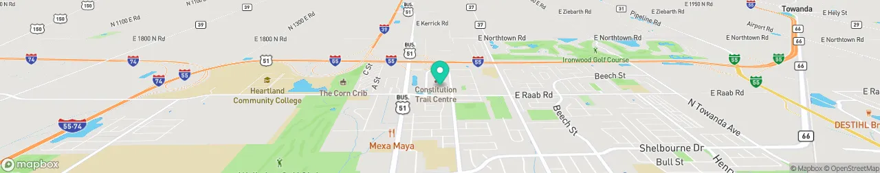 borne de recharge sur la carte