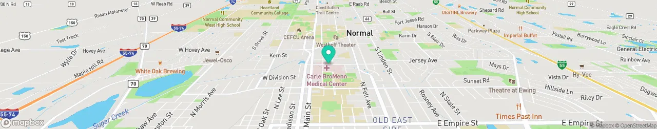 borne de recharge sur la carte