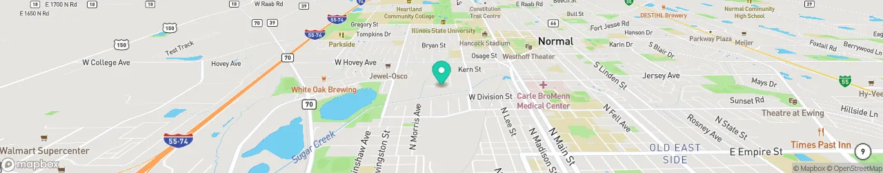 ev charging station on the map