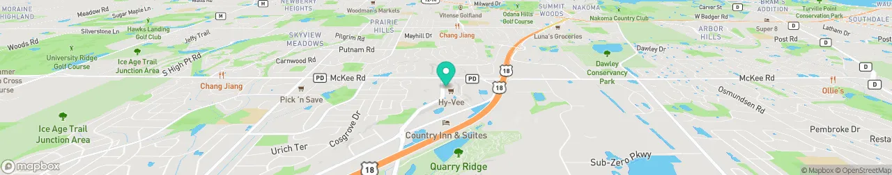 borne de recharge sur la carte