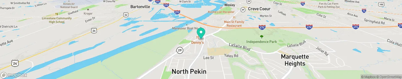 borne de recharge sur la carte