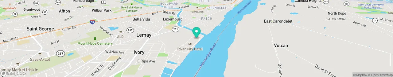 borne de recharge sur la carte