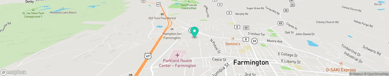 borne de recharge sur la carte