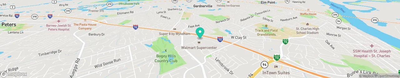 borne de recharge sur la carte