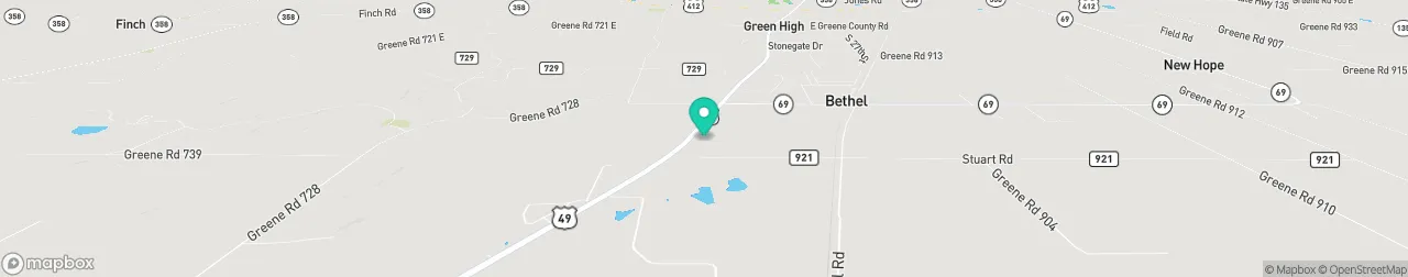 borne de recharge sur la carte