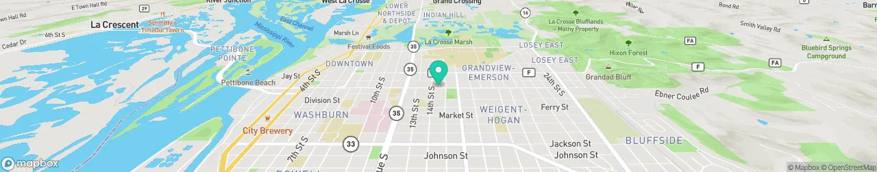 borne de recharge sur la carte