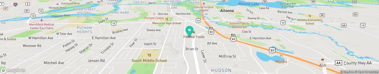 borne de recharge sur la carte