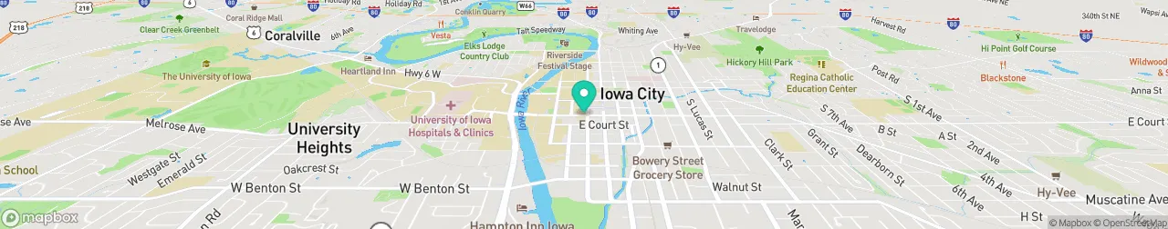 borne de recharge sur la carte