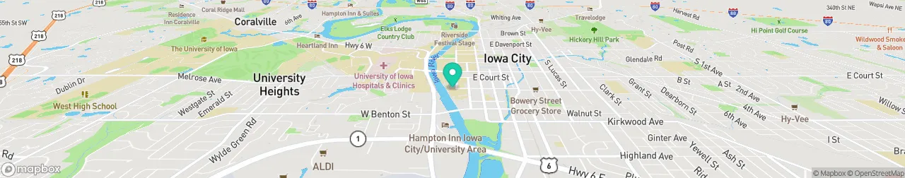 borne de recharge sur la carte