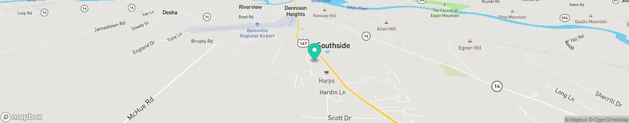 borne de recharge sur la carte