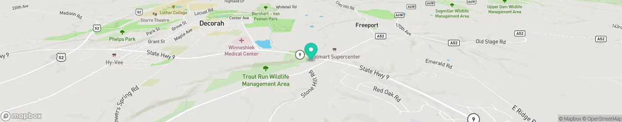 borne de recharge sur la carte