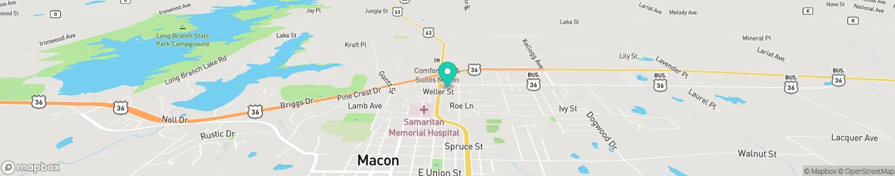 borne de recharge sur la carte