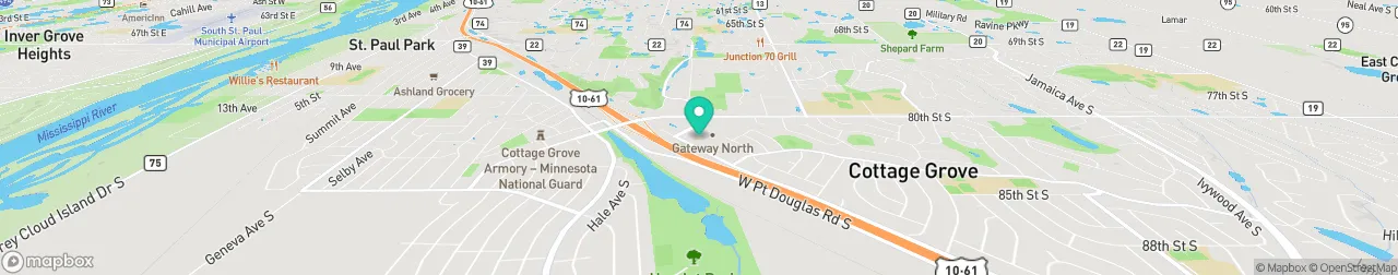 borne de recharge sur la carte