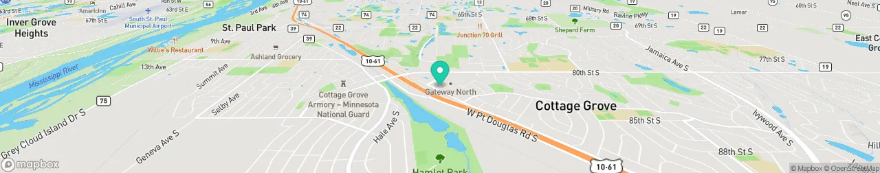 borne de recharge sur la carte