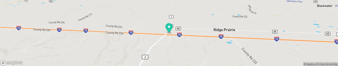 borne de recharge sur la carte