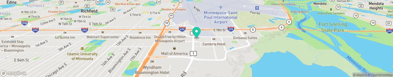 borne de recharge sur la carte