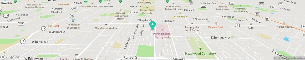 ev charging station on the map