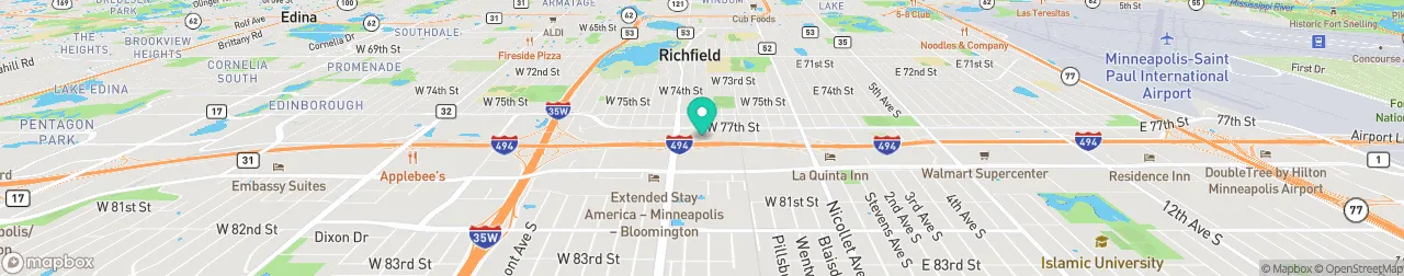 ev charging station on the map