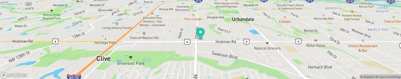 borne de recharge sur la carte