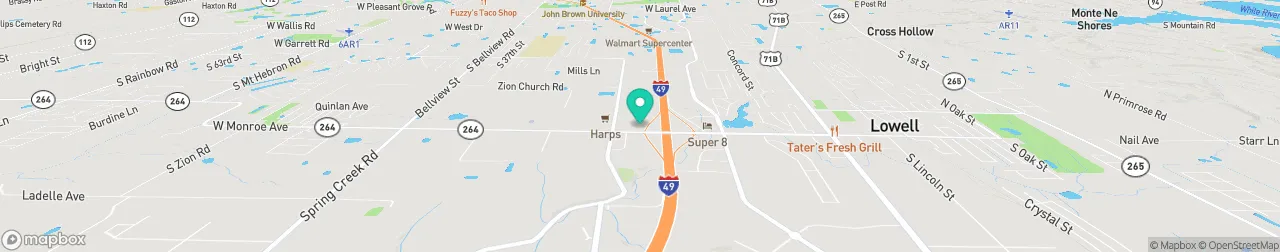 borne de recharge sur la carte