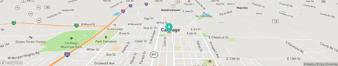 borne de recharge sur la carte