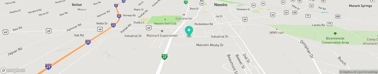 ev charging station on the map