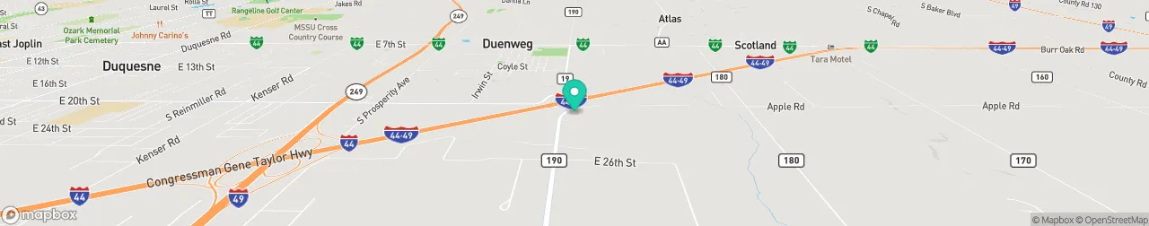 borne de recharge sur la carte