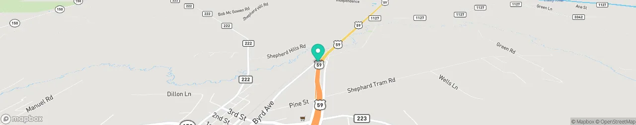 ev charging station on the map