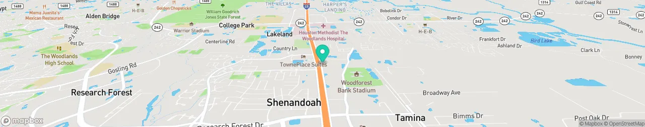 borne de recharge sur la carte