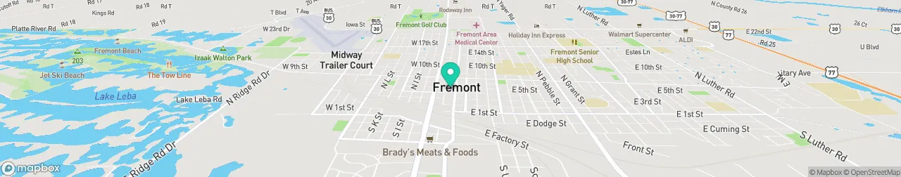 borne de recharge sur la carte