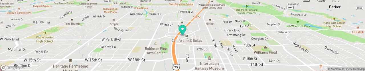 ev charging station on the map