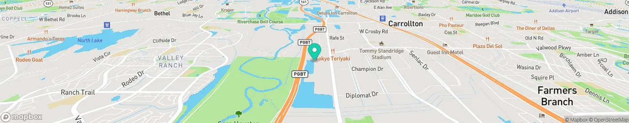 borne de recharge sur la carte