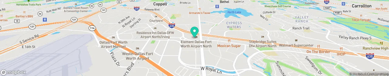 borne de recharge sur la carte