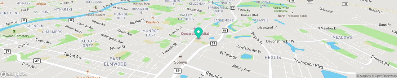 ev charging station on the map