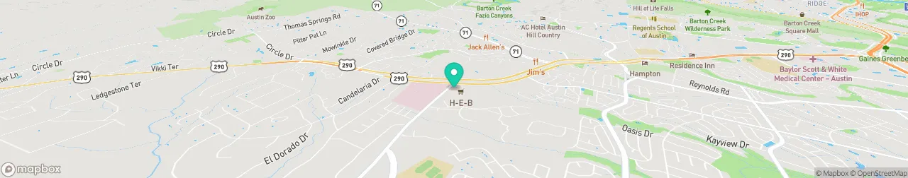 borne de recharge sur la carte